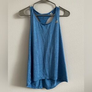 Adidas Women's Striped Blue Tank Top